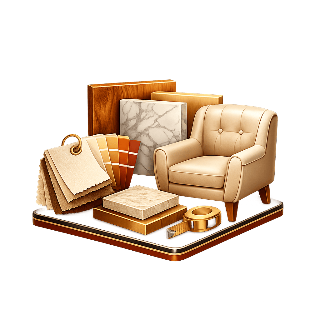 Material, Furniture & Finish Selection